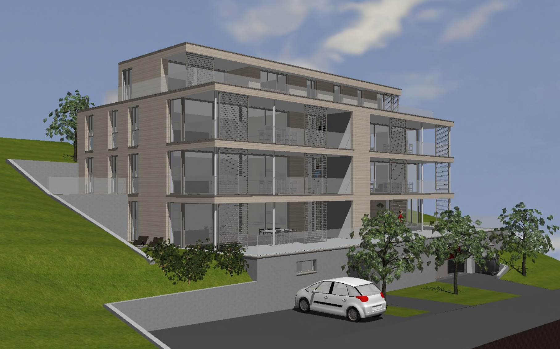 Du betrachtest gerade NEUBAU MFH WESLE MAUREN