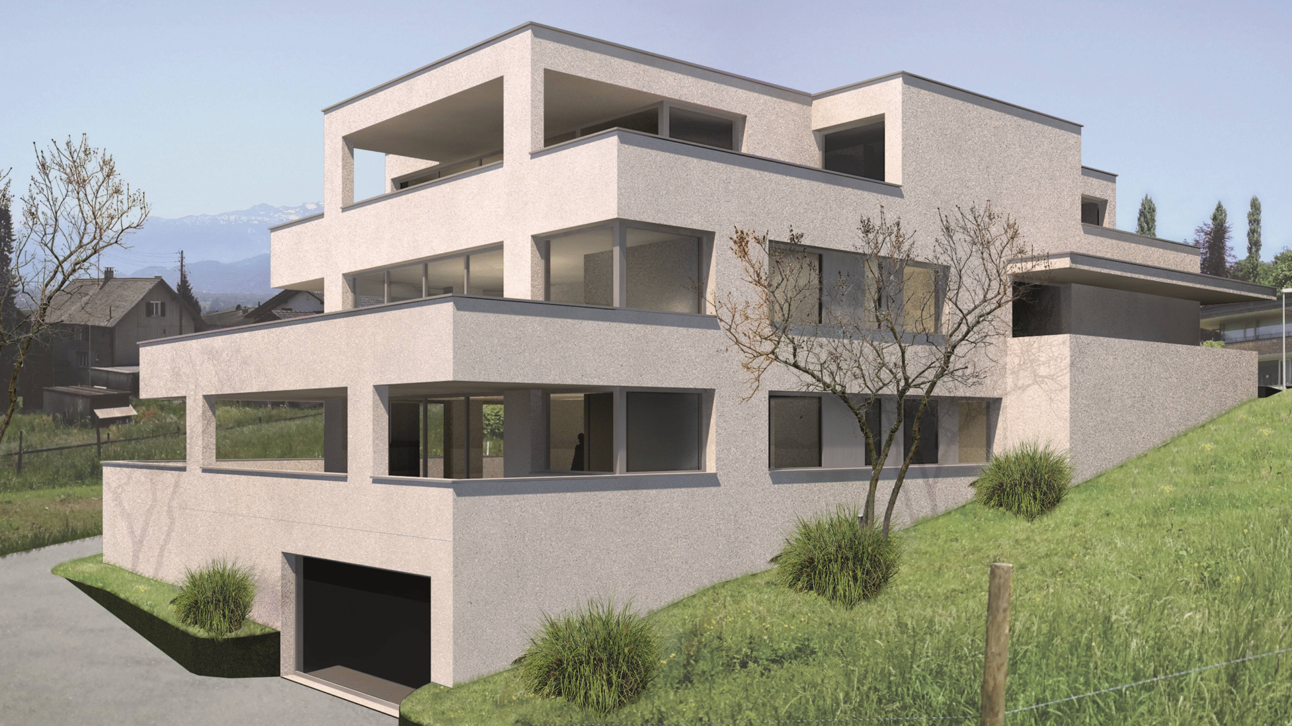 Du betrachtest gerade NEUBAU MFH ESTR ESCHEN