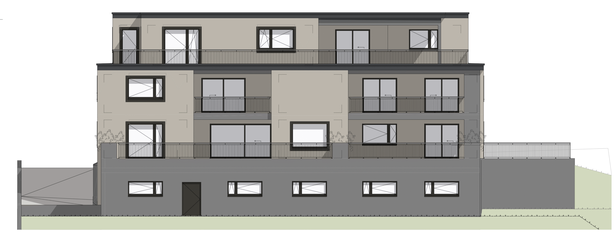 Du betrachtest gerade NEUBAU MFH DUXER SCHAAN